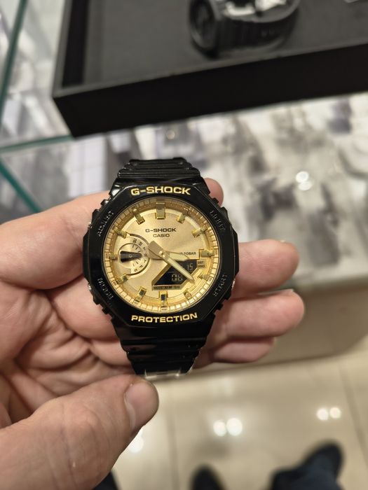 5Casio G-Shock GA-2100GB-1AER; ORIGINAL, factura garanție 2 ani