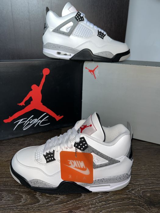 Jordan 4 Retro „white cement”