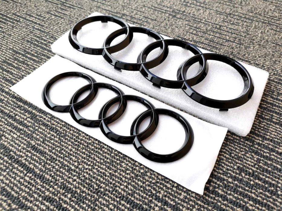 Set embleme Audi A4 40TFSI emblema stema sigla sticker ornament logo