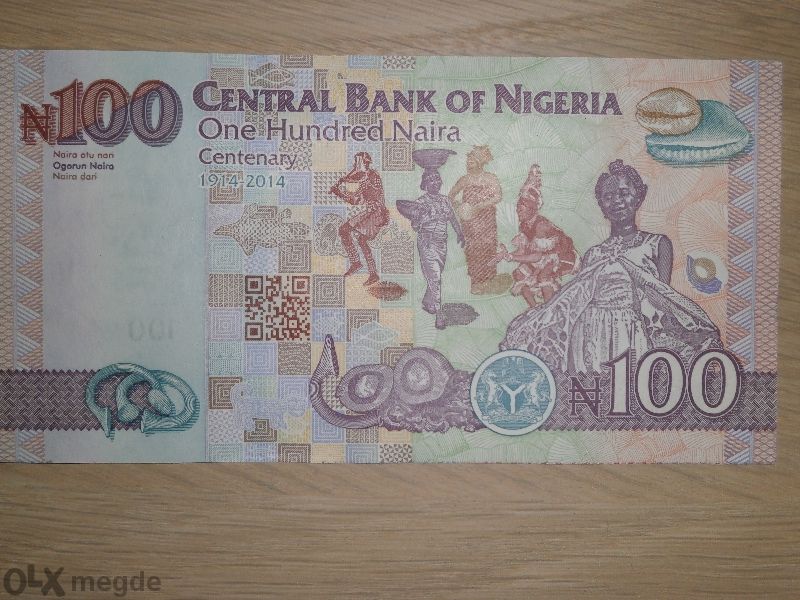 Нигерия-100 найри, 2014 година, лимитирана серия