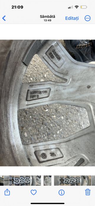 Jante R20 VW TOUAREG Q7 Q8 ETRON 285/45/20 GY