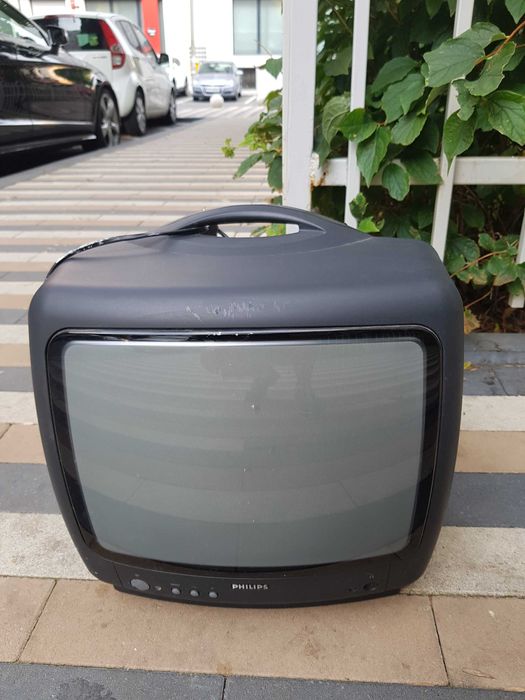 Televizor TV Romanesc Monitor Tub Catodic CRT Decor Decoratiuni Rabla