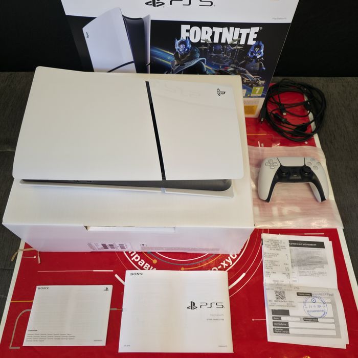 КАТО НОВ Sony Playstation 5 SLIM Гаранция Технополис PS5 | White