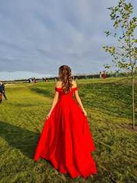Rochie de seara roșie lunga