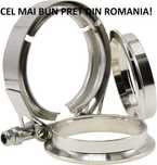 Colier Vband flansa Inox 304 evacuare tobe 51 57 63mm 70m 76 89 101 mm