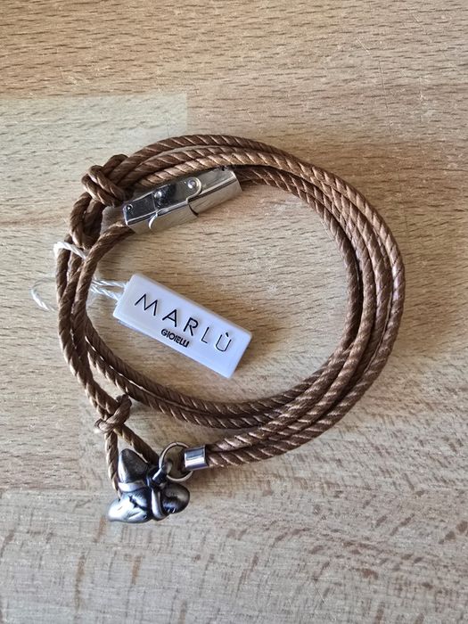 Vând brățară bărbătească de piele MarluGioelli