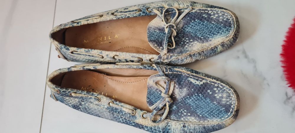 Loafers, mocasini, pantofi piele naturala, 41