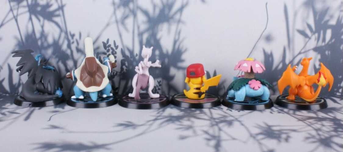 Set Figurina pokemon Pikachu Blastoise Mewtwo Charizard  7 cm anime