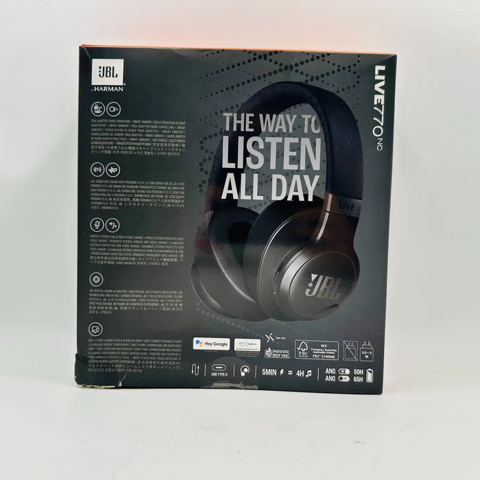 Casti JBL Live 770 NC Black