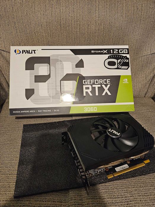 Видео карта Palit NVIDIA Geforce RTX 3060 Stormx OC 12GB