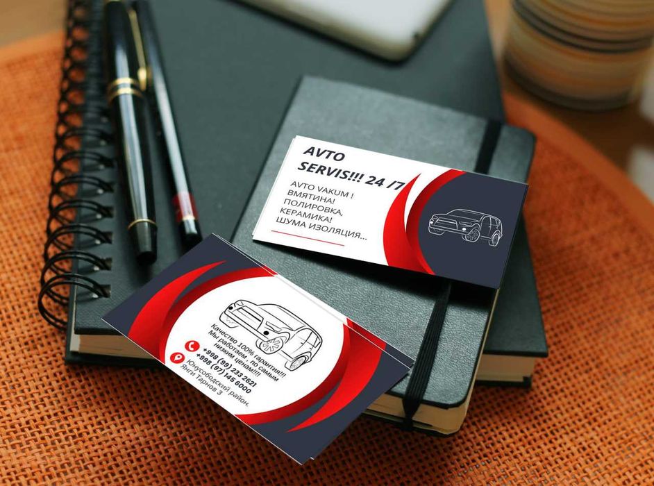 Vizitka Flayer Buklet  logatip   Poligrafiya