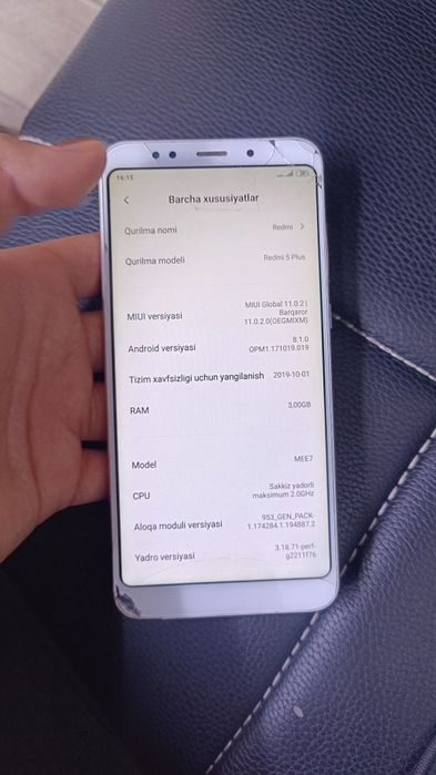 Redmi a 5 + 32+3