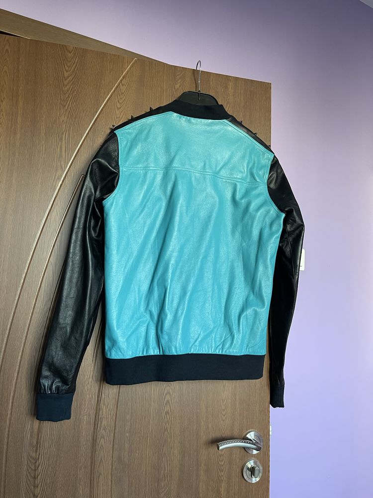 Fred Hardie Luxury Яке от Естествена кожа Varsity Jacket Diesel Nike
