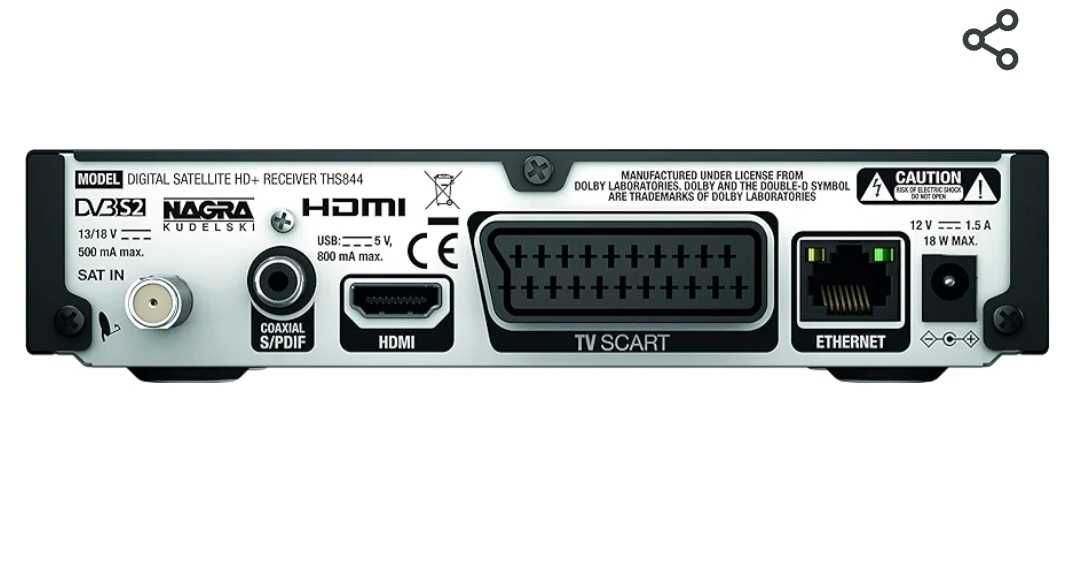 Сателитен приемник Thomson THS844  цифров HD чисто нов, USB,HDMI,SCART
