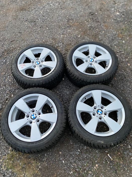 Jante aliaj 5x120 bmw seria 3 seria 5 cu anvelope iarna 225 50 17