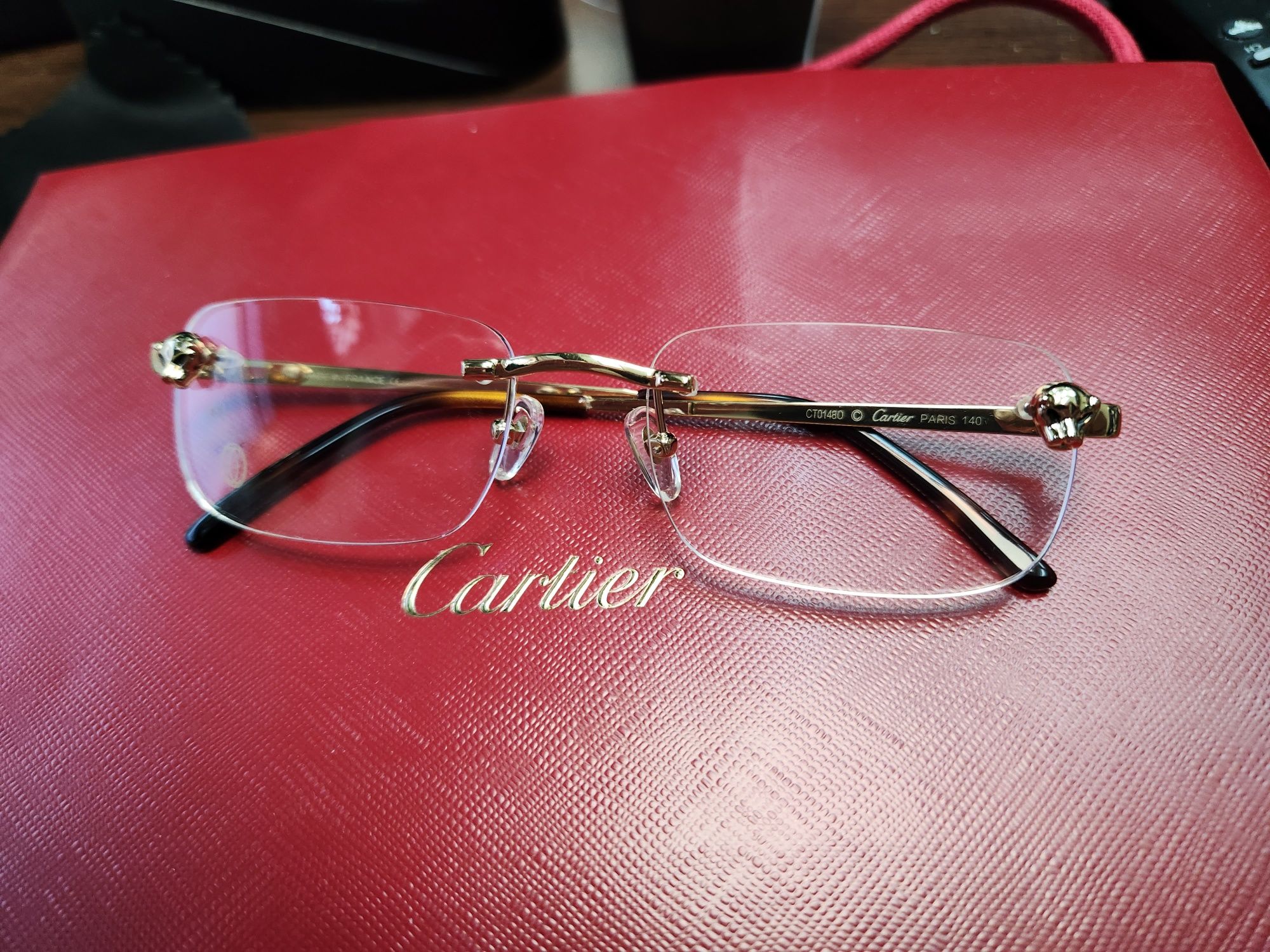 Рамки за очила Cartier позлатени