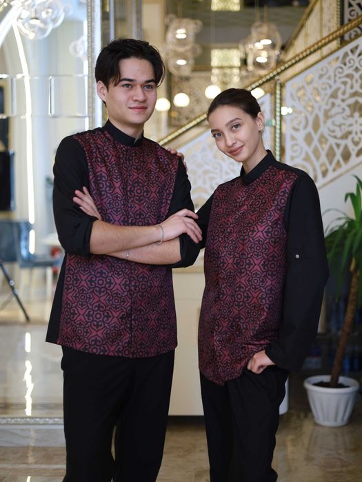 Рубашка Qazyna официант/повар спецодежда/форма