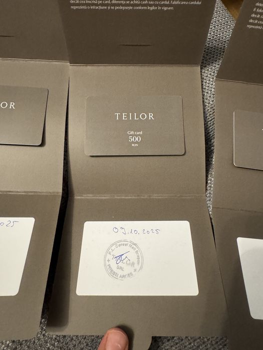 Vouchere Teilor super OFERTA