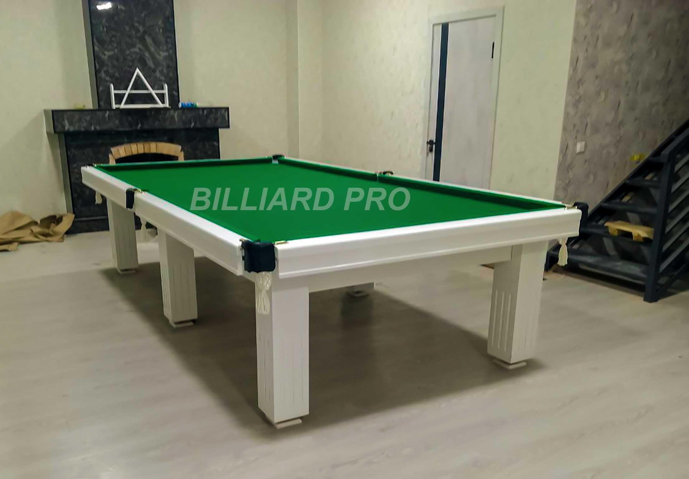 Бильярд, bilyard, хайтек, белый, 11ф 320х160см, billiard