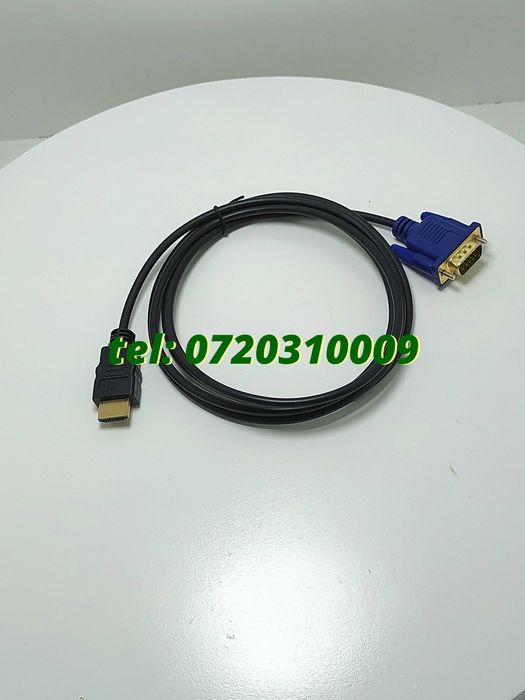 Hdmi La Vga 18m Cablu Snowkids Hdmi La Vga 1080p 60hz