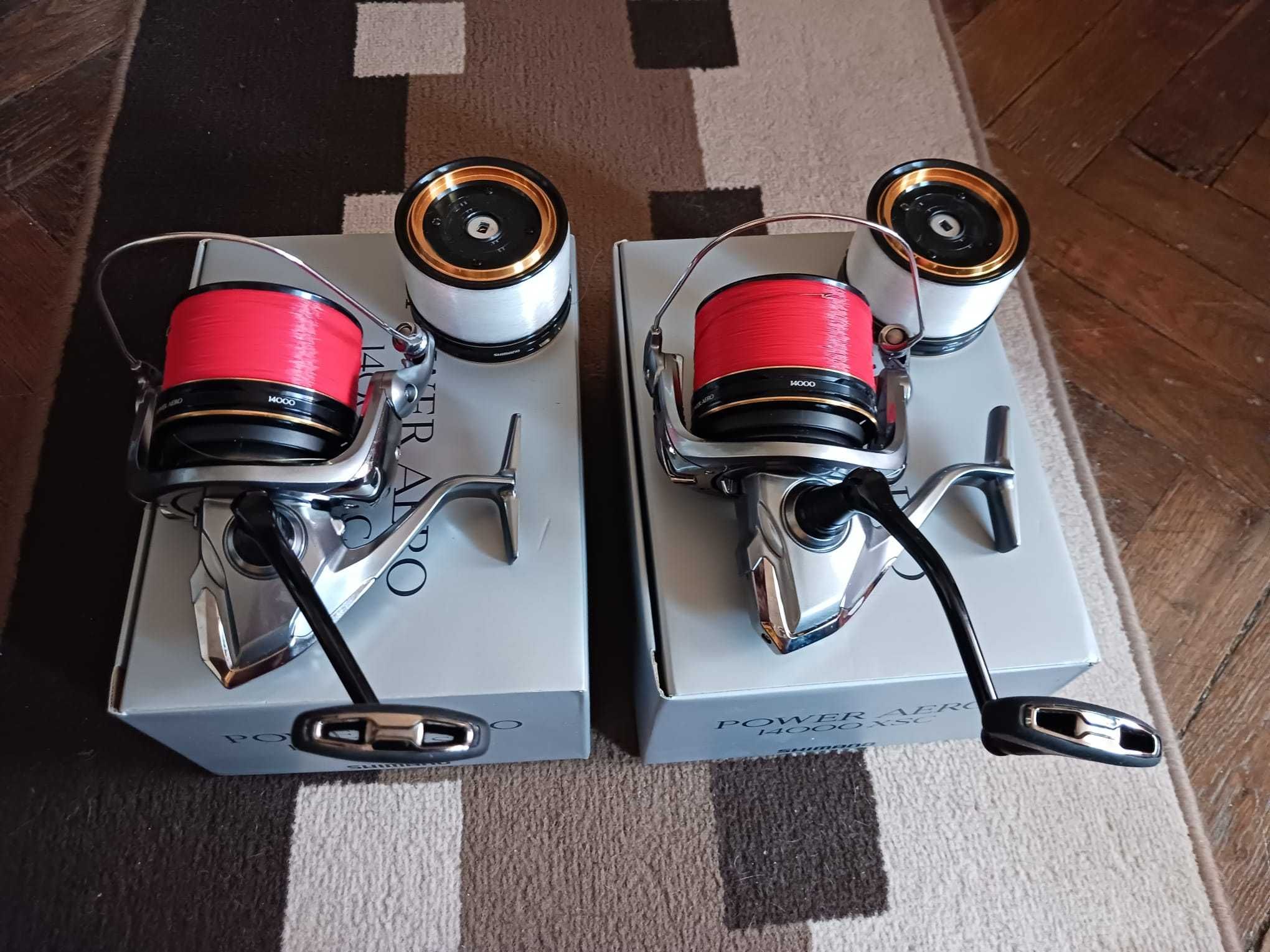 2 Mulineta Shimano Power Aero 14000 XSC