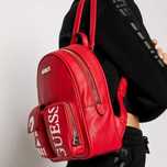 Дамска червена раница, Guess