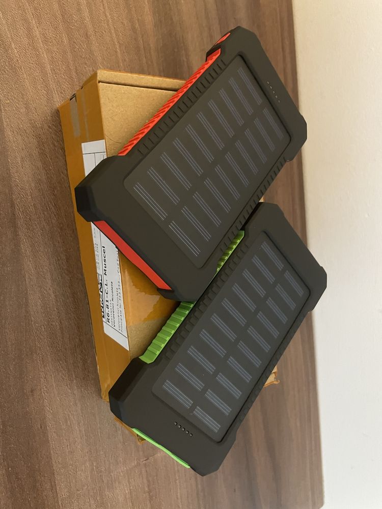 Baterie Solara 20000 Mah Powerbank solar - 2 Sloturi