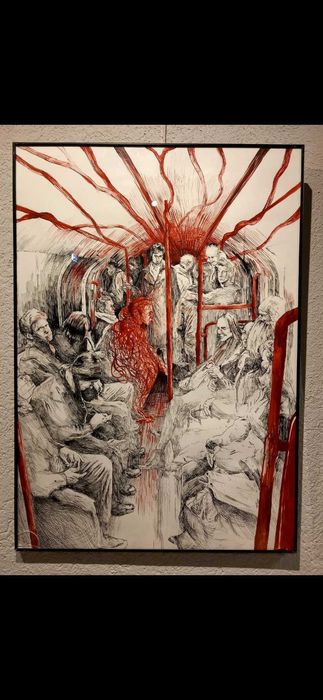 Tablouri grafica tuș, desenez la comanda