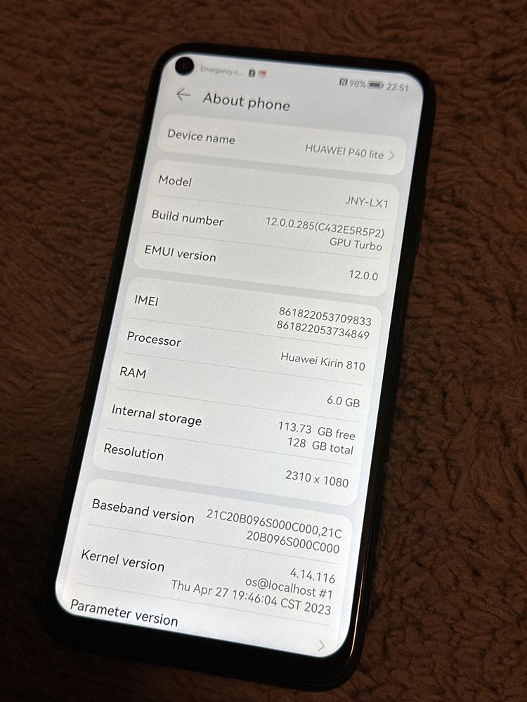 Huawei P40 lite ‼️super pret‼️128gb 6gb ram