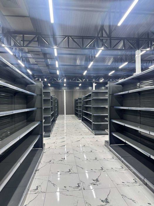 Озик овкат маркет ва доконлар учун полкалар стеллаж прилавкалар металл