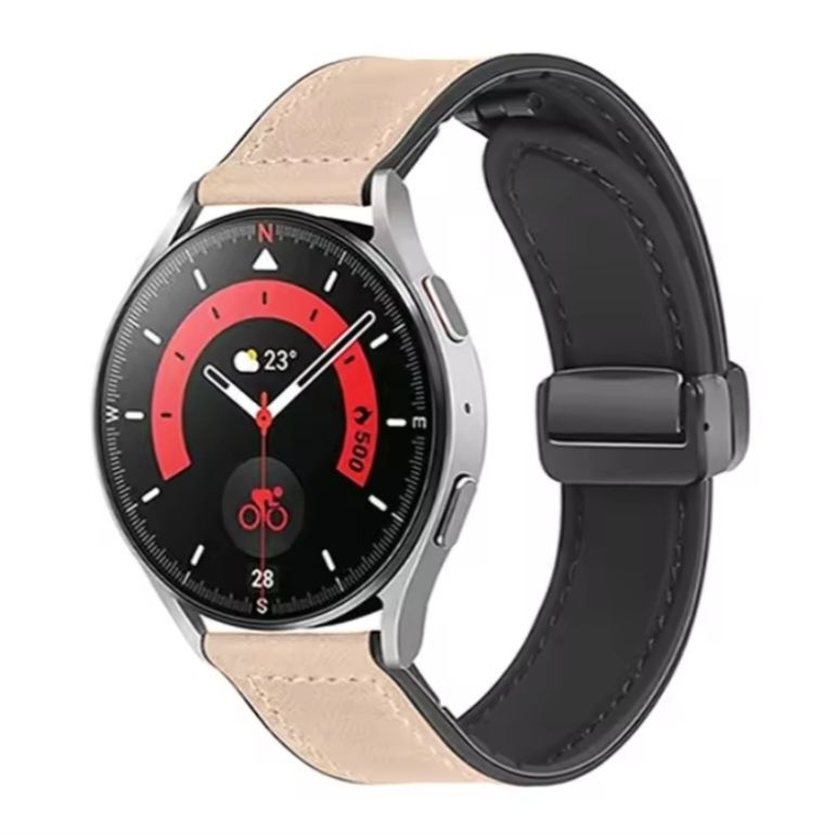 Кожена силиконова каишка за Huawei Watch/Samsung/Garmin/Xiaomi/Apple