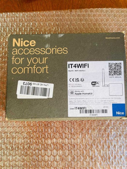 Modul comanda pentru automatizari Nice IT4WIFI, 2.4 GHz,24 V, 14Bm