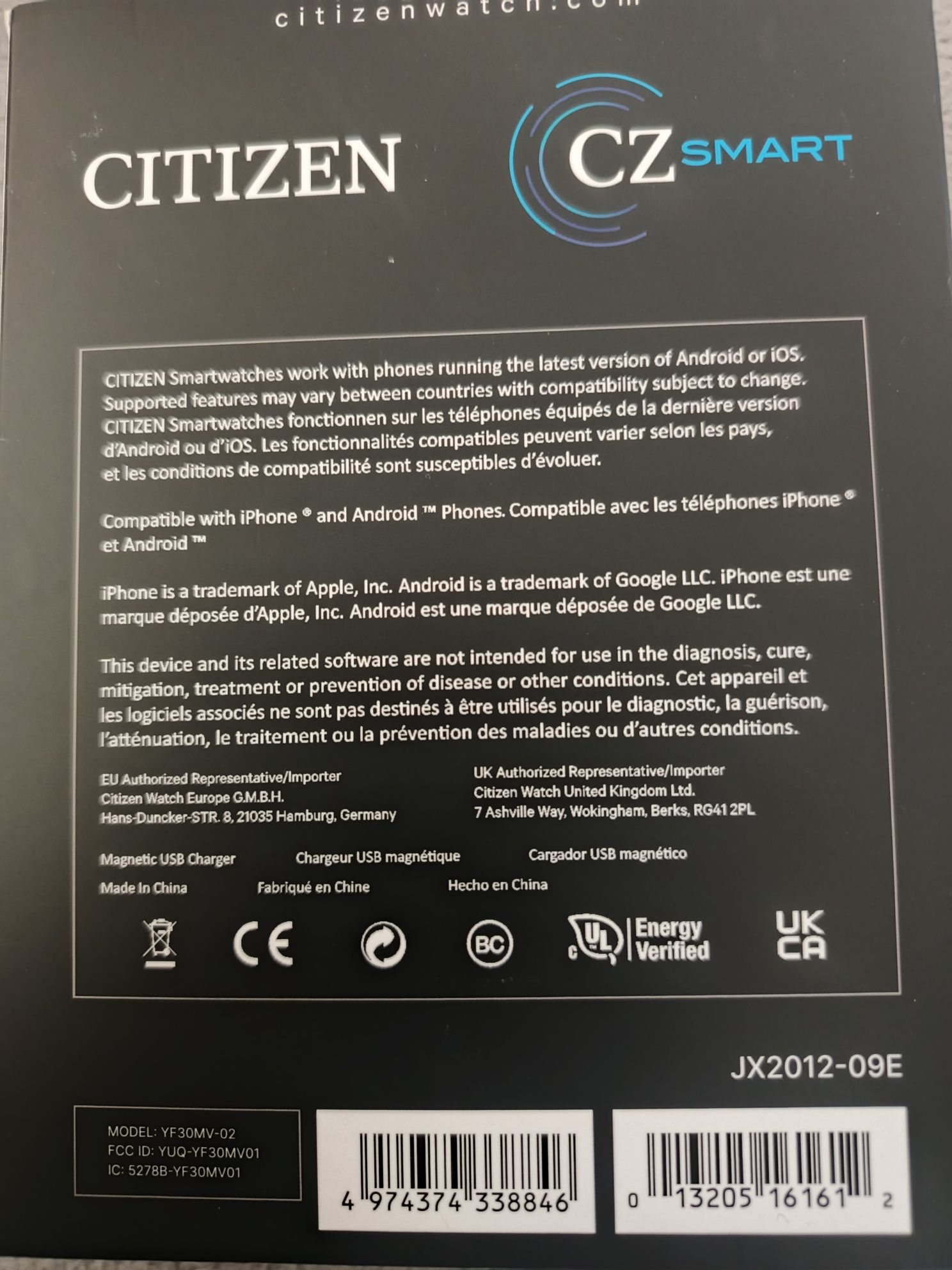 Смарт часовник Citizen cz hybrid