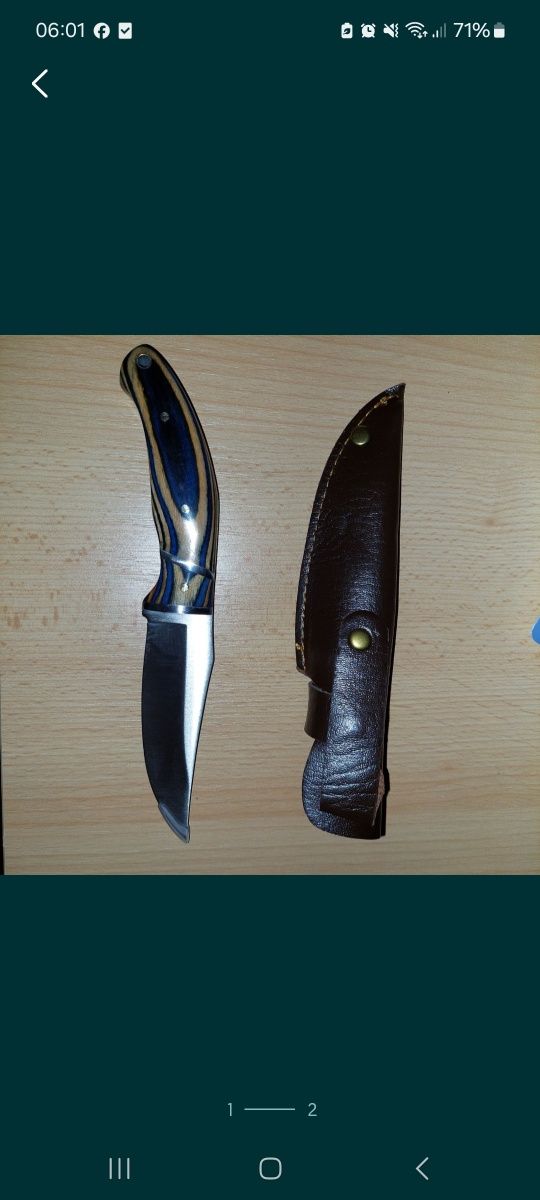 Cutit pentru timp liber cu teaca