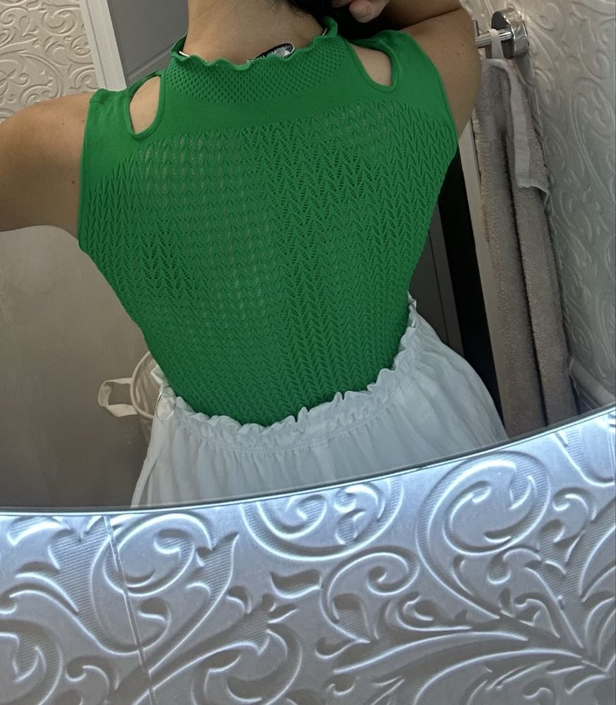 Лятно зелено боди Зара / Zara