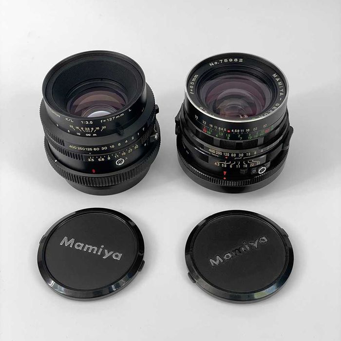 Mamiya K/L 127mm F/3.5 L + Sekor C 65mm F4.5
