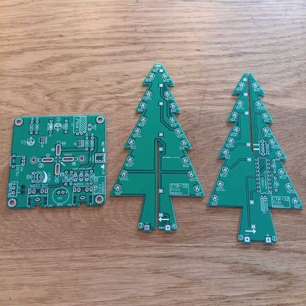 НОВ! Kомплект за запояване LED дърво, електронен STEM проект