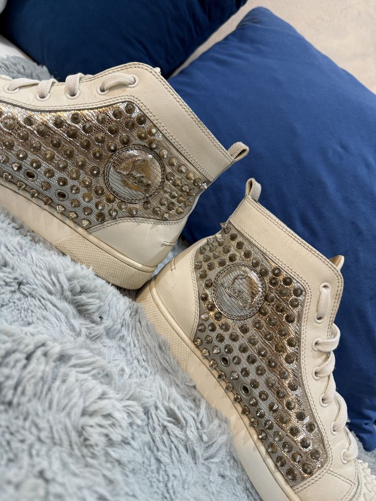 Christian Louboutin Louis Flat Spikes Orlato Originali