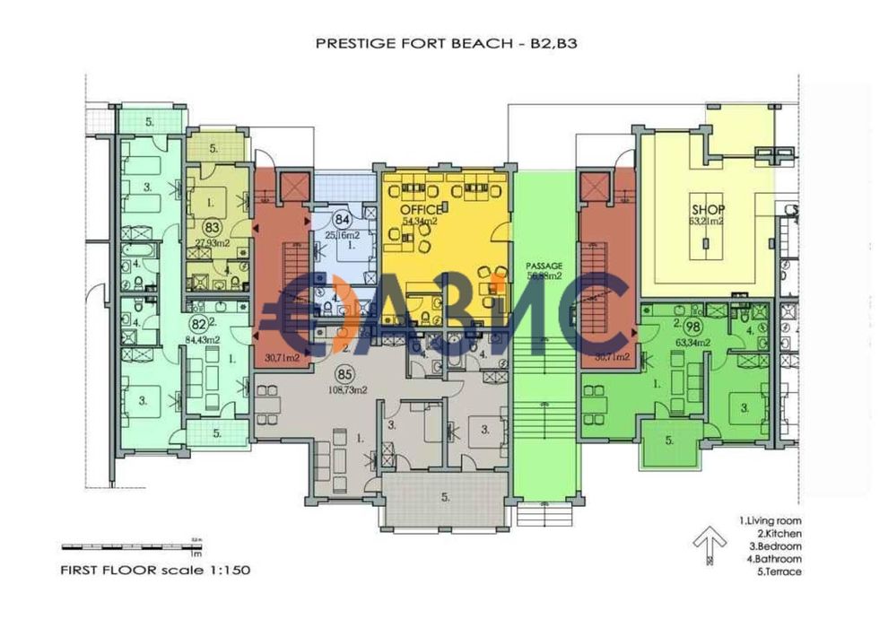 Продава се Тристаен апартамент в Свети Влас - 106 кв.м за 1042 €/кв.м - Снимка #5