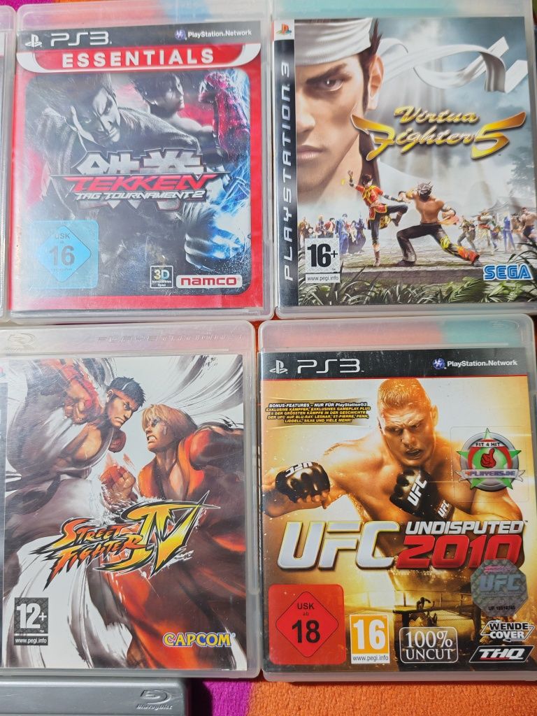 Tekken, virtua Fighter, soul calibru și ufc  Sony PlayStation 3