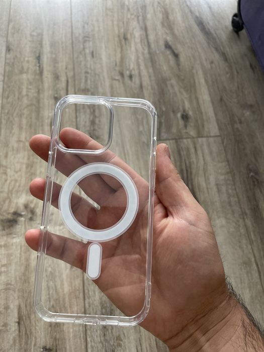 Husa transparenta silicon MagSafe iPhone 16/16 Pro/16 Pro Max /16 Plus