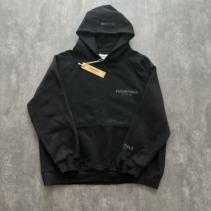 Essentials Black & Beige Hoodie - НОВИ