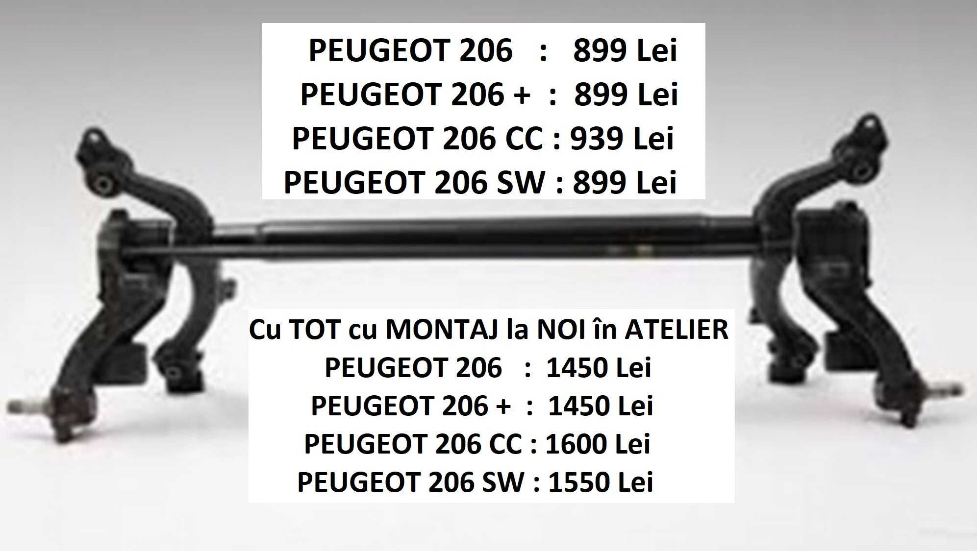 Punte Spate Peugeot 206 ,INOITE ,DE LA 550 RON , Garantie 2 Ani