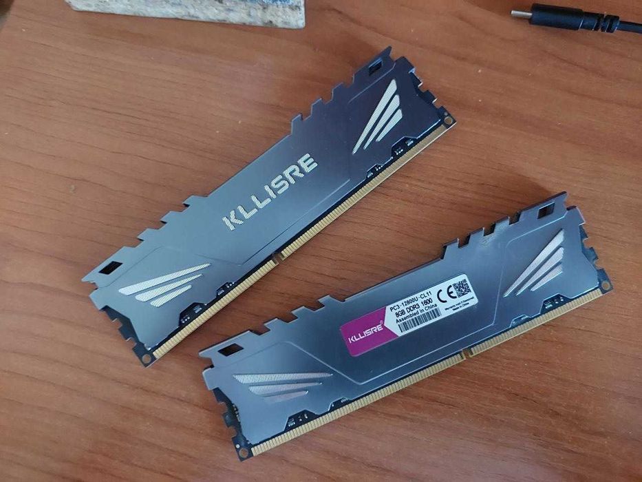 Kllisre DDR3. 2 по 8 GB 1600 mgh