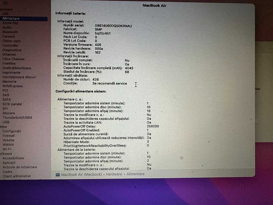 MacBook Air A1466 2015 i5 4GB