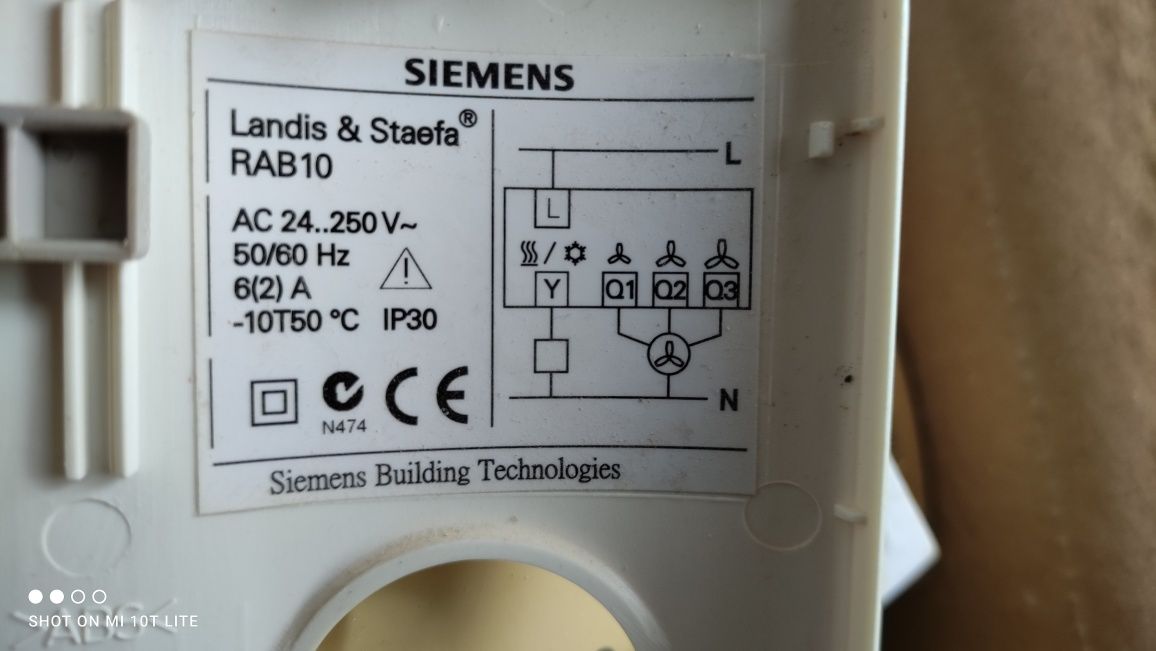 Room thermostats Siemens