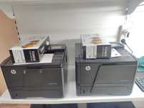 Принтер скоростной hp LaserJet Pro 400, новый картридж, сост идеал