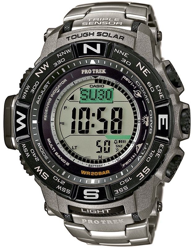 Ceas Casio Pro Trek PRW-3500T-7ER Radio-Controlled Triple Sensor Solar