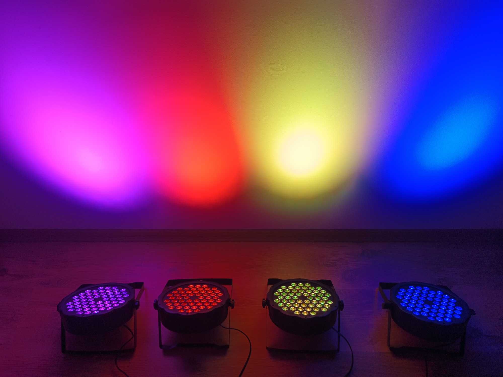 Proiector 54 LED Party Disco*Joc de culori*Lumini arhitecturale*Strobo