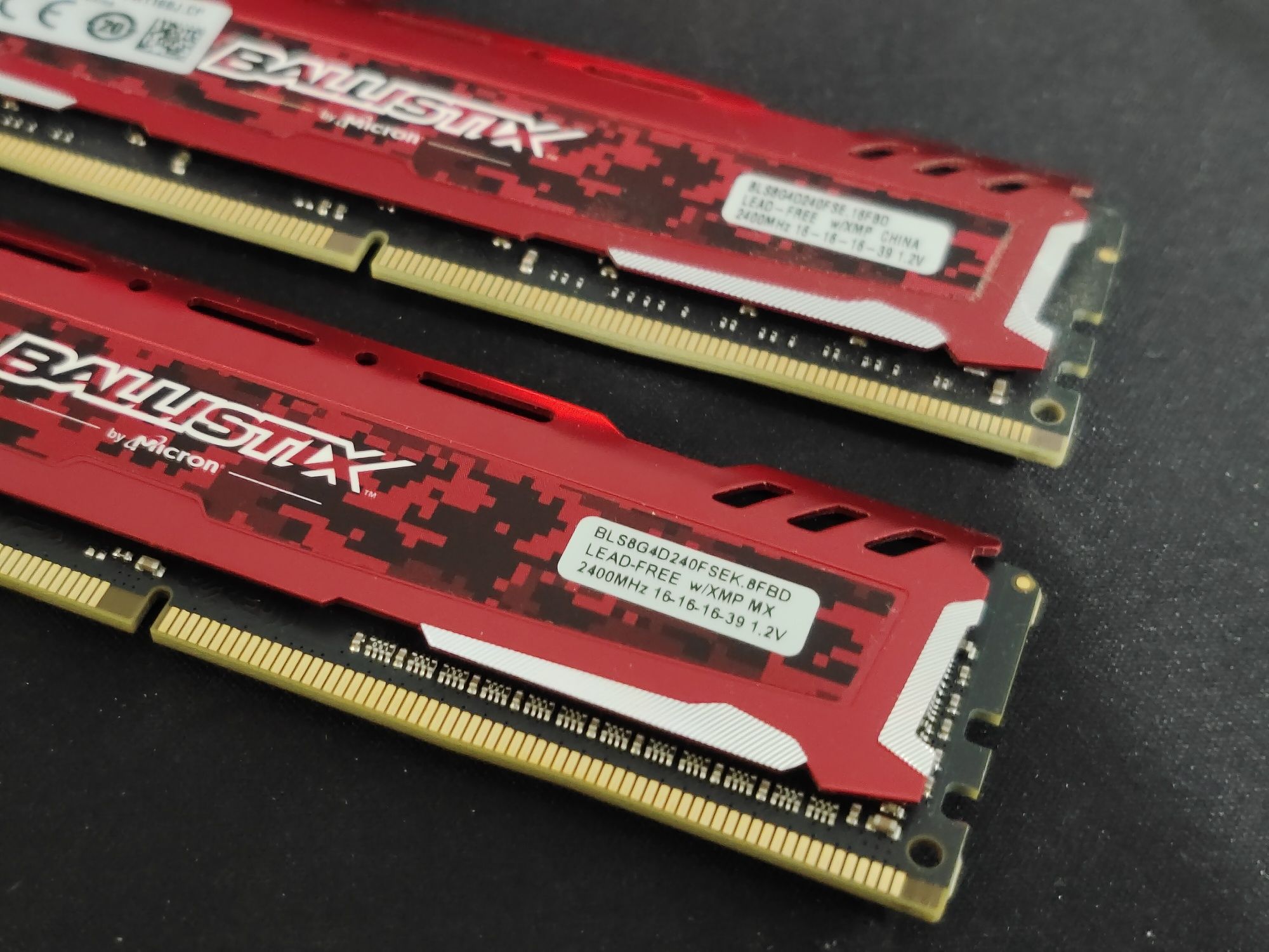 Memorie ram CRUCIAL Ballistix 16 gb 2400 Mhz dual channel